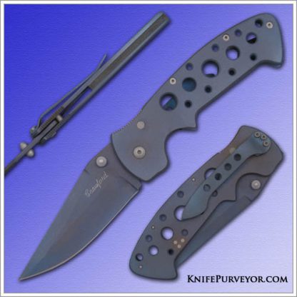 Pat Crawford's Custom Knife: All Titanium Kasper Folding Fighter