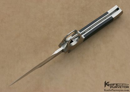 Paul Panak Custom Knife "Burn Knives" Ring Guard Pick Lock Stiletto - Image 4