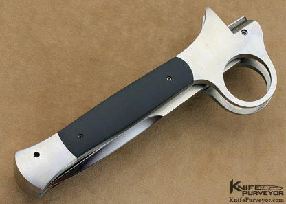 Paul Panak Custom Knife "Burn Knives" Ring Guard Pick Lock Stiletto - Image 3