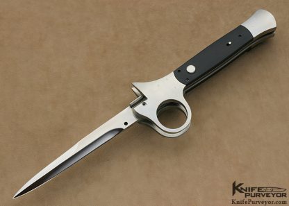 Paul Panak Custom Knife "Burn Knives" Ring Guard Pick Lock Stiletto