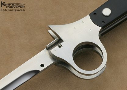 Paul Panak Custom Knife "Burn Knives" Ring Guard Pick Lock Stiletto - Image 2