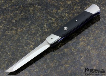 Paul Panak Custom Knife G10 Auto Linerlock Tanto Blade