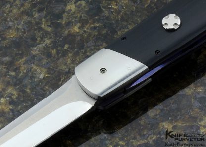 Paul Panak Custom Knife G10 Auto Linerlock Tanto Blade - Image 2