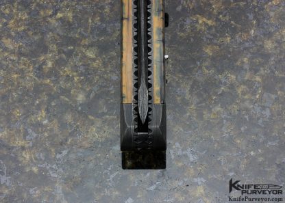 Paul Panak Custom Knife Mammoth and Abalone Shell 11" Picklock - Image 6