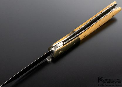 Microtech LLC Custom Knife Bolster Release Embellished by Paul Panak - Image 7
