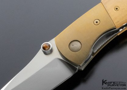Microtech LLC Custom Knife Bolster Release Embellished by Paul Panak - Image 2