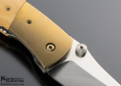 Microtech LLC Custom Knife Bolster Release Embellished by Paul Panak - Image 4