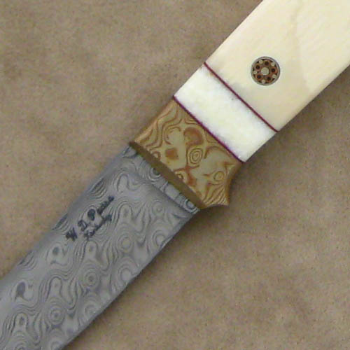 W.D. Pease Custom Knife: Mammoth Semi Skinner - Image 2