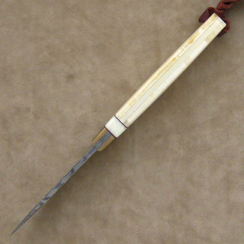 W.D. Pease Custom Knife: Mammoth Semi Skinner - Image 4