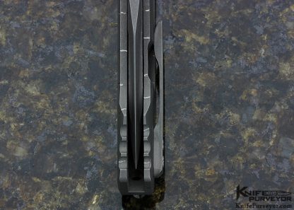 Peter Rassenti Custom Knife Left Handed "Snafu" Titanium Frame Lock Flipper - Image 6