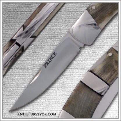 Joe Prince's Custom Knife: Ramshorn Midlock Folder - Image 2