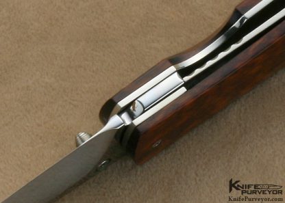 Lourens Prinsloo Custom Knife Snakewood Linerlock - Image 7