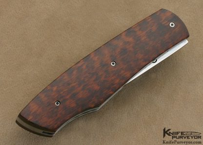 Lourens Prinsloo Custom Knife Snakewood Linerlock - Image 3