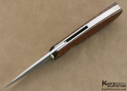 Lourens Prinsloo Custom Knife Snakewood Linerlock - Image 4