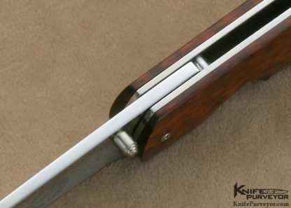 Lourens Prinsloo Custom Knife Snakewood Linerlock - Image 5