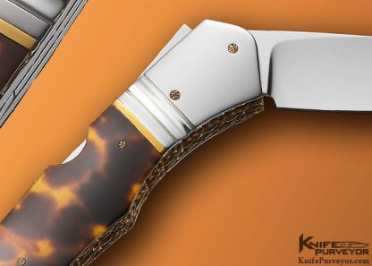 Salvatore Puddu Custom Knife Exotic Material Triple Bladed Lockback - Image 4