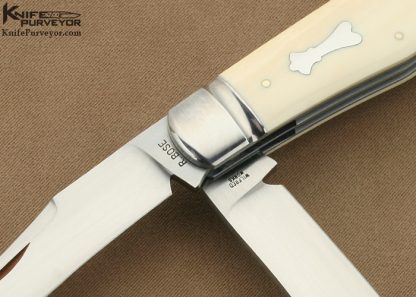 Reese Bose Custom Knife 2 Blade Panama Trapper #2 - Image 2