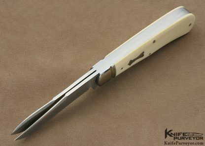 Reese Bose Custom Knife 2 Blade Panama Trapper #2 - Image 4