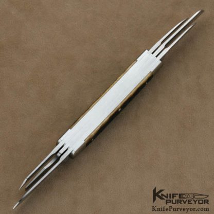 Reese Bose Custom Knife #0 Remington Jigged Bone Six Bladed Congress Slip Joint - Image 5