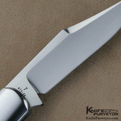 Reese Bose Custom Knives #7 Jigged Bone Lanny's Clip Slipjoint - Image 4