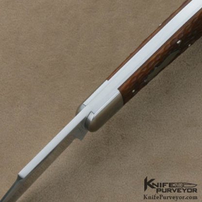 Reese Bose Custom Knives #7 Jigged Bone Lanny's Clip Slipjoint - Image 5