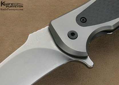 RJ Martin Custom Knives Q36 Overkill Carbon Fiber Interframe Flipper - Image 2