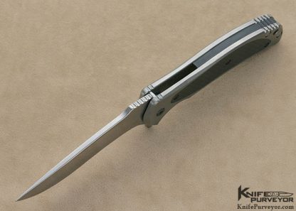 RJ Martin Custom Knives Q36 Overkill Carbon Fiber Interframe Flipper - Image 4