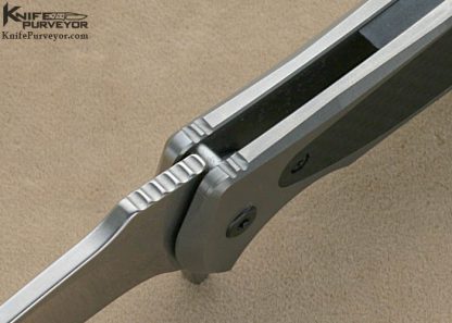 RJ Martin Custom Knives Q36 Overkill Carbon Fiber Interframe Flipper - Image 5