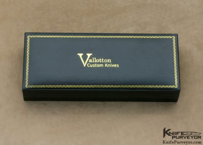 Rainy Vallotton Custom Knife "Ice Pick" Auto Dagger With  Presentation Grade Black Lip Mother Of Pearl  With High Polish Carved Stainless Steel Linerlock - Image 7