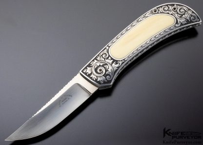 Ralph Dewey Harris Custom Knife Sole Authorship Engraved Interframe Scale Release