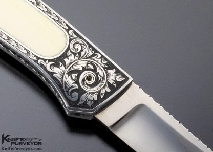 Ralph Dewey Harris Custom Knife Sole Authorship Engraved Interframe Scale Release - Image 4