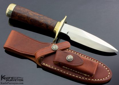 Randall Made Custom Knife Combat Companion Double Edge with Desert Ironwood Handle and Sheath - Image 3