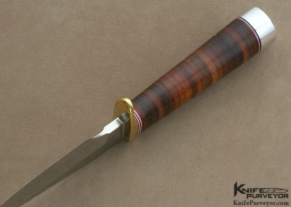 Randall Custom Knife Stacked Leather Handle "Gamester" - Image 5