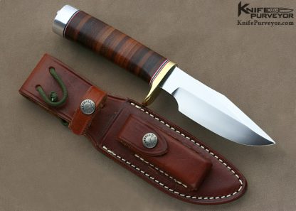 Randall Custom Knife Stacked Leather Handle "Gamester" - Image 3