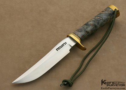 Randall Knife Model #3-6 Hunter Burl Wood Finger Grips