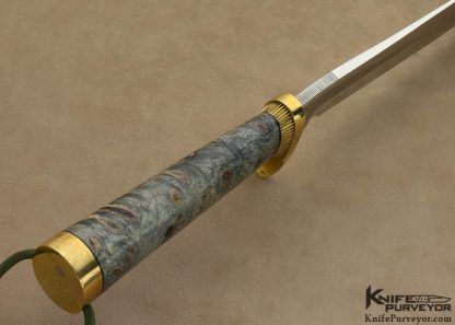 Randall Knife Model #3-6 Hunter Burl Wood Finger Grips - Image 4