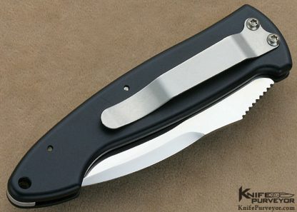 Randall King Knives Tsavo-Wraith Button Release Black Aluminum & Mirror Polished ATS 1 of 500 - Image 3