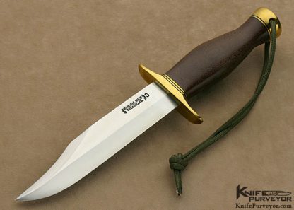 Randall Knives Model #12-6 Green Canvas Micarta Sportsman Bowie