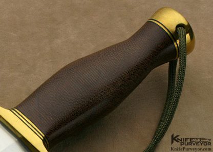 Randall Knives Model #12-6 Green Canvas Micarta Sportsman Bowie - Image 3