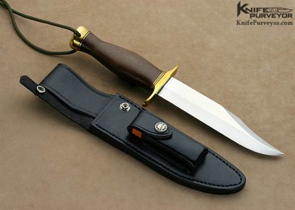 Randall Knives Model #12-6 Green Canvas Micarta Sportsman Bowie - Image 7