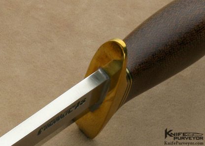 Randall Knives Model #12-6 Green Canvas Micarta Sportsman Bowie - Image 5