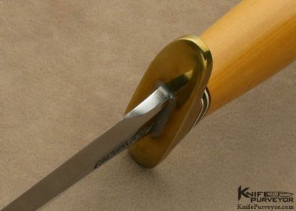 1970's Randall Knife Model #2-6 Fighting Stilettowith Johnson Rough Back Sheath - Image 4