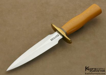 1970's Randall Knife Model #2-6 Fighting Stilettowith Johnson Rough Back Sheath