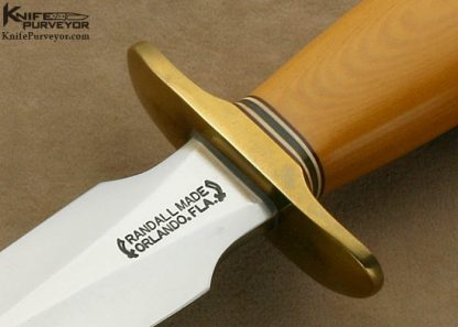 1970's Randall Knife Model #2-6 Fighting Stilettowith Johnson Rough Back Sheath - Image 2