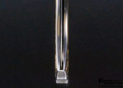 Joe Kious Custom Knife Ray Cover Jr Engraved 24 Kt. Gold and  Brown Lip Pearl Dagger - Image 9