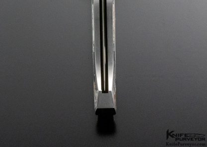 Tim Herman Custom Knife Ray Cover Engraved Opal Lockback - Image 6