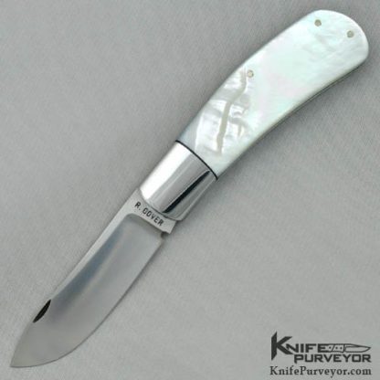 Ray Cover Custom Knife Mother of Pearl Slipjoint