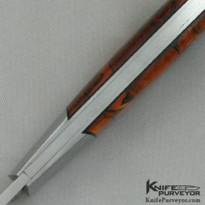 Ray Cover Custom Knife Spalted Maple Canoe Pattern Slipjoint - Image 4