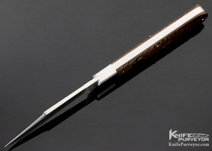 Reese Bose Custom Knife Brown Jigged Bone Jack Slip Joint - Image 6