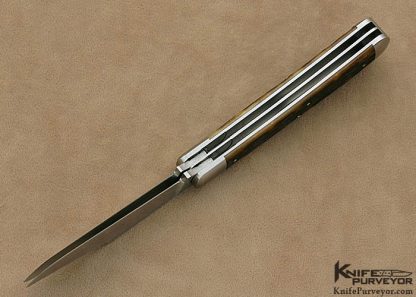Reese Bose Custom Knife #6 Remington Bullet Jigged Bone Hunter Trader Trapper Slip Joint - Image 6